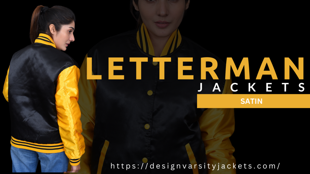 Women Letterman Jackets Satin