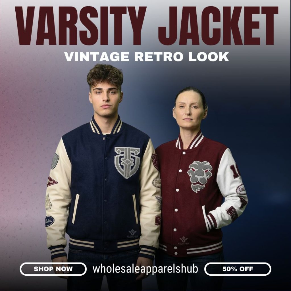 Varsity Jackets Vintage Retro Look Varsity Jackets Vintage Retro Look