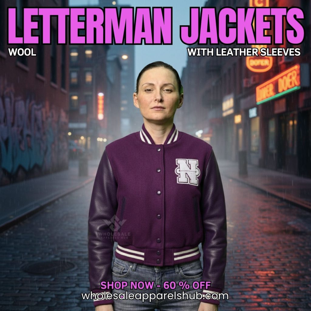 wool Letterman jackets with leather sleeves wool Letterman jackets with leather sleeves