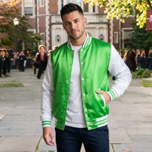 Varsity Jackets With Satin Varsity Jackets With Satin