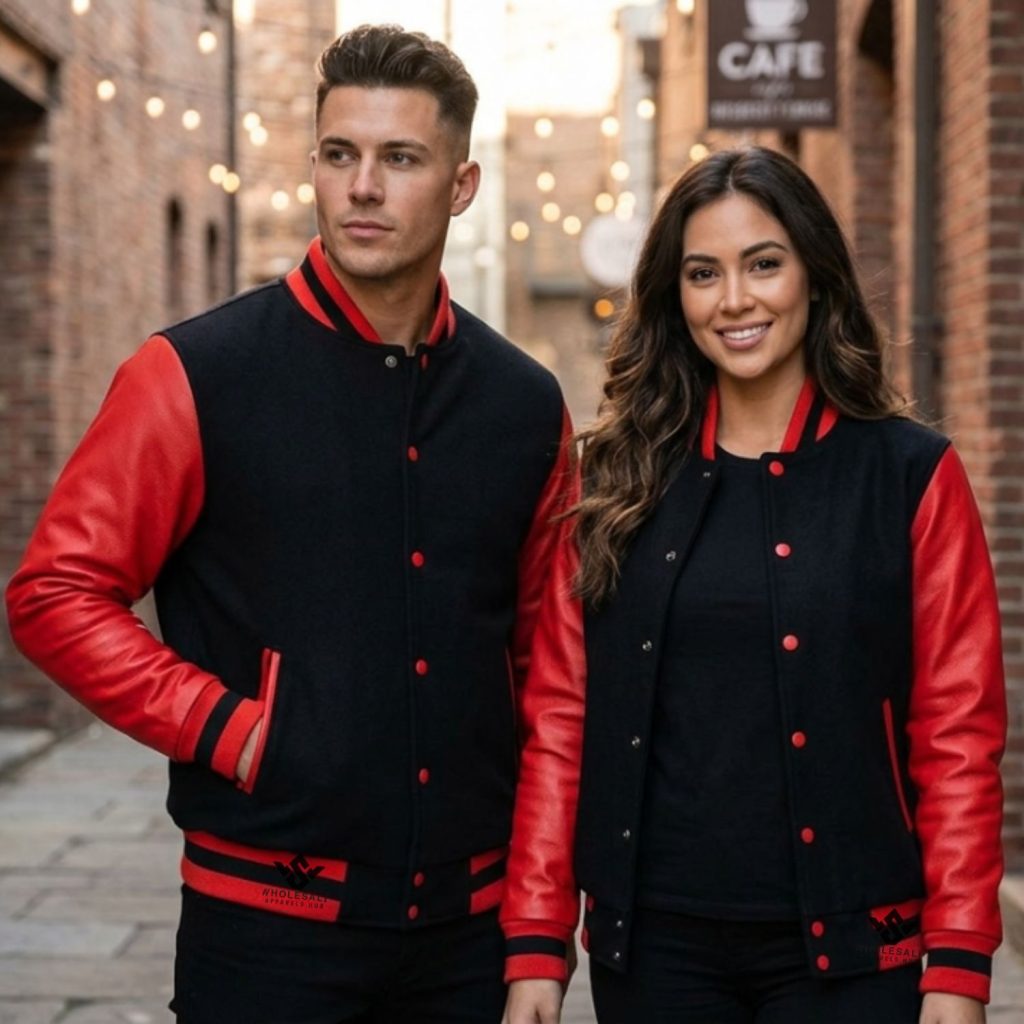Red And Black Varsity Jacket Custom Design Red And Black Varsity Jacket Custom Design