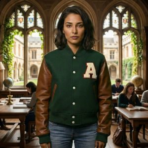 Cropped Varsity Jacket Premium Cropped Varsity Jacket Premium