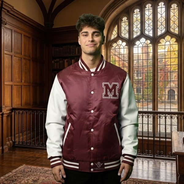 Discover Embroidered Varsity Jacket Custom Satin styles in 2026 with MOQ 10–15 pcs, online design tools, and sizes XS to 7XL. Customize satin varsity jackets with premium embroidery, logos, chenille patches, and team branding.