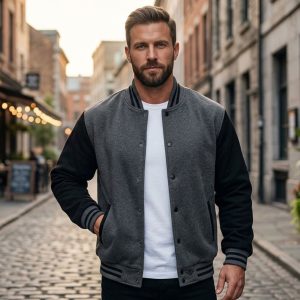 Two Tone Baseball Jackets For Sports Team
