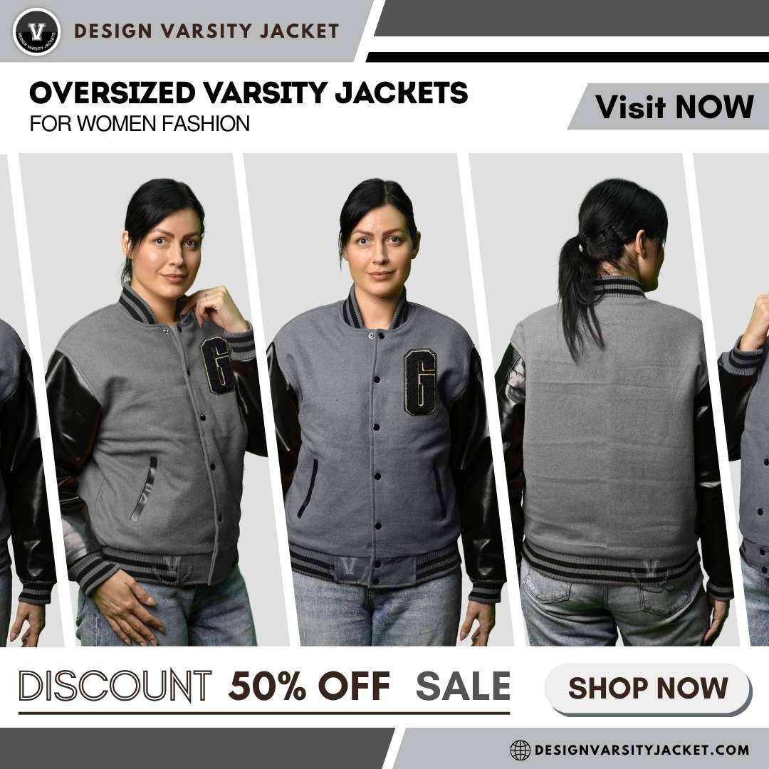 Oversized Varsity Jackets for Women Fashion