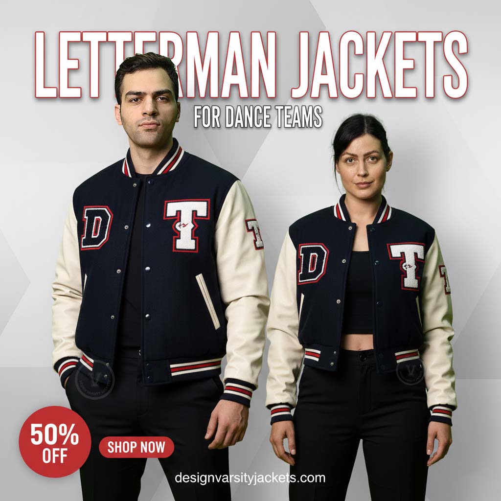 Soccer Letterman Jackets with Team Logo