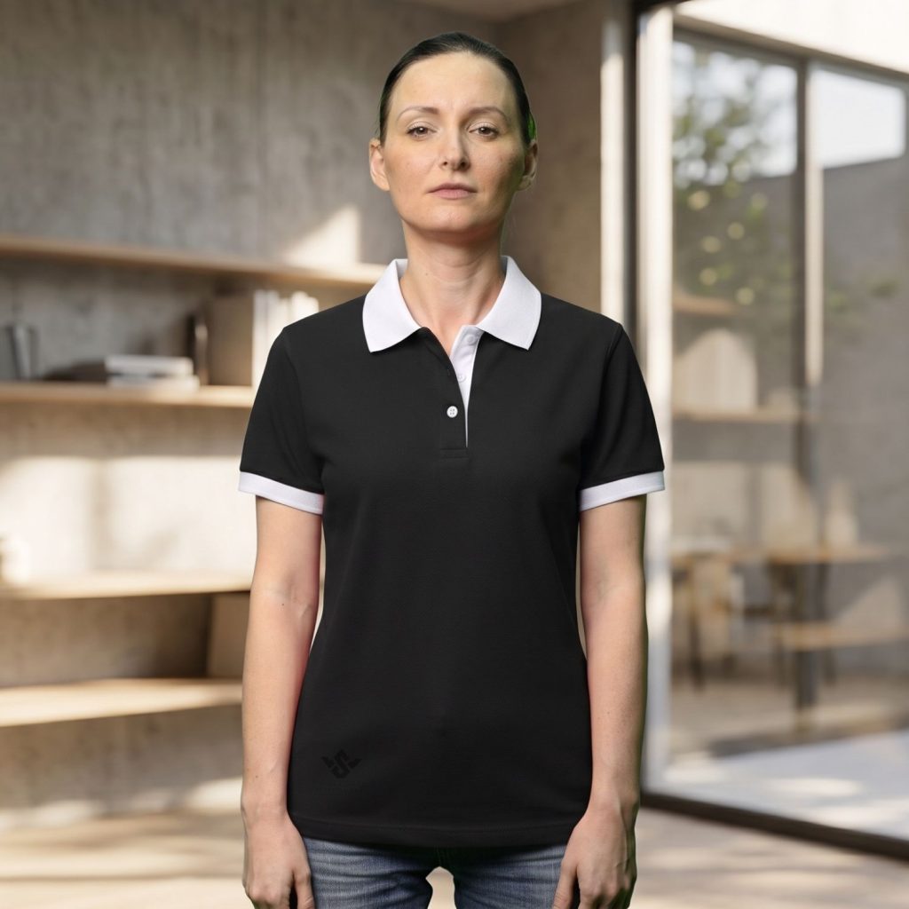 Custom-Fashion-Polo-Shirts-Women Custom Fashion Polo Shirts Women
