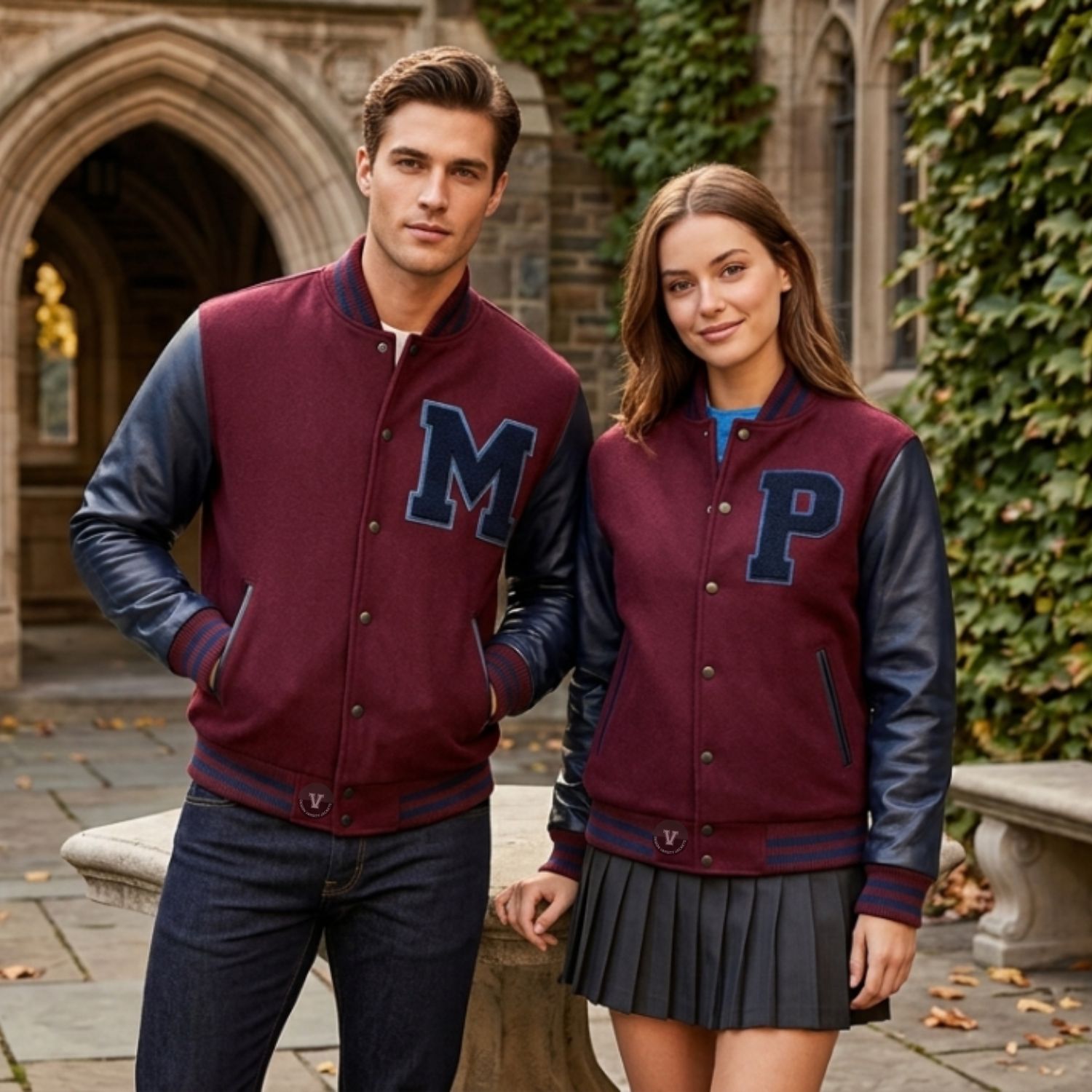 Old School Varsity Jackets with Chenille Letters