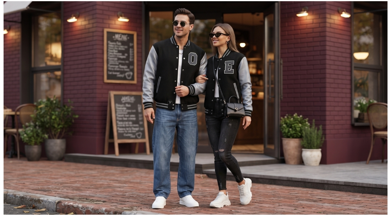 Custom Design Varsity Jackets for Couples