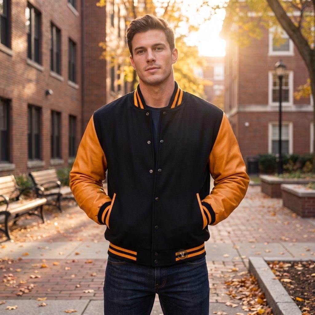 Custom Varsity Men's Jacket Custom Varsity Men's Jacket