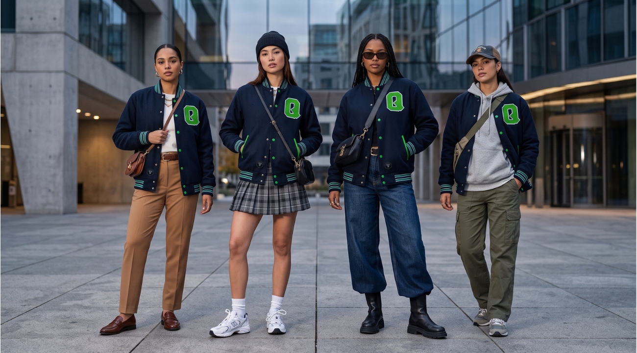 Varsity Jackets For Women Outfits