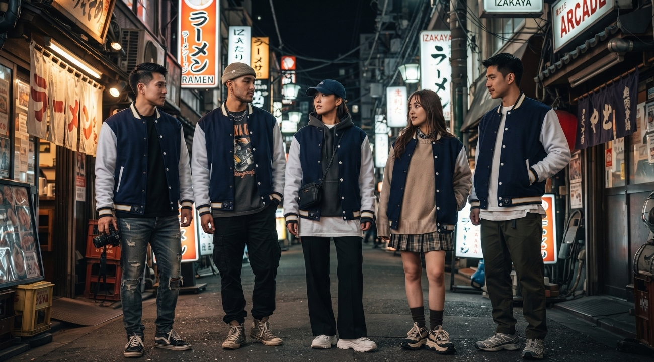 Varsity Jackets for Streetwear Tokyo Outfits