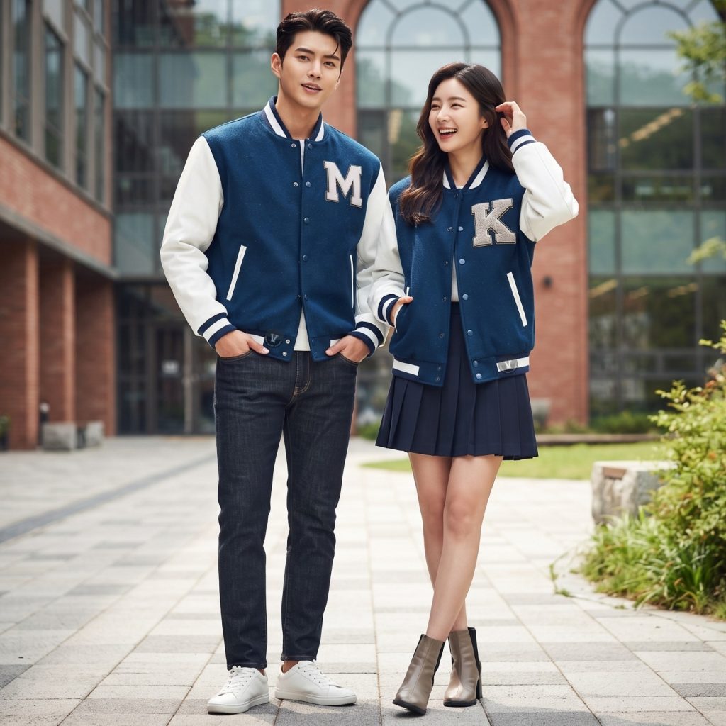 Varsity Jackets in Seoul K-Fashion Trends Varsity Jackets in Seoul K-Fashion Trends