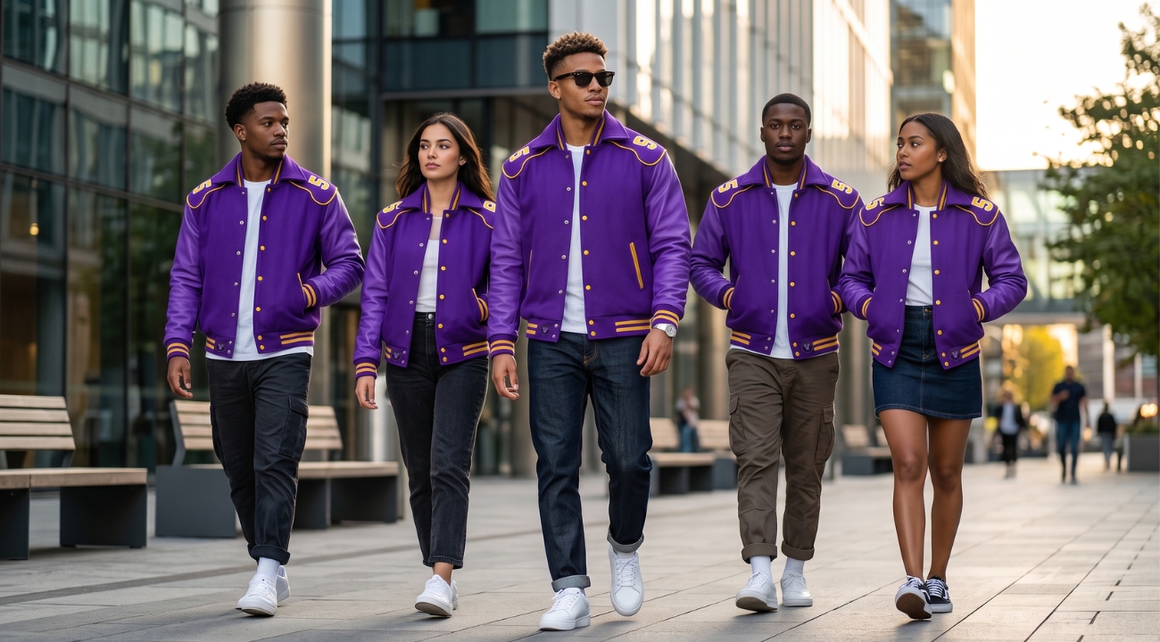 Wool Leather Varsity Jackets Custom