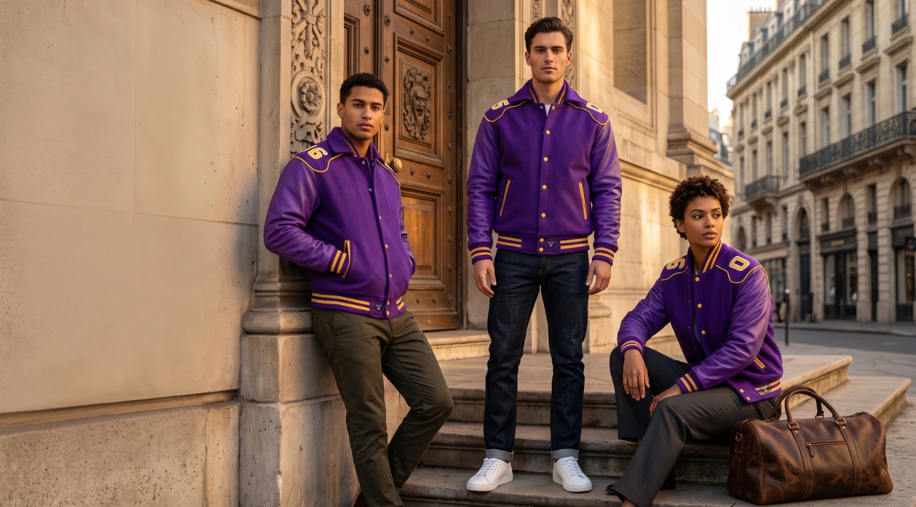 Wool Leather Varsity Jackets Custom