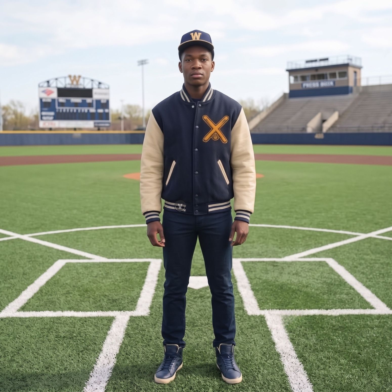 Baseball Jackets With Cogo Printing