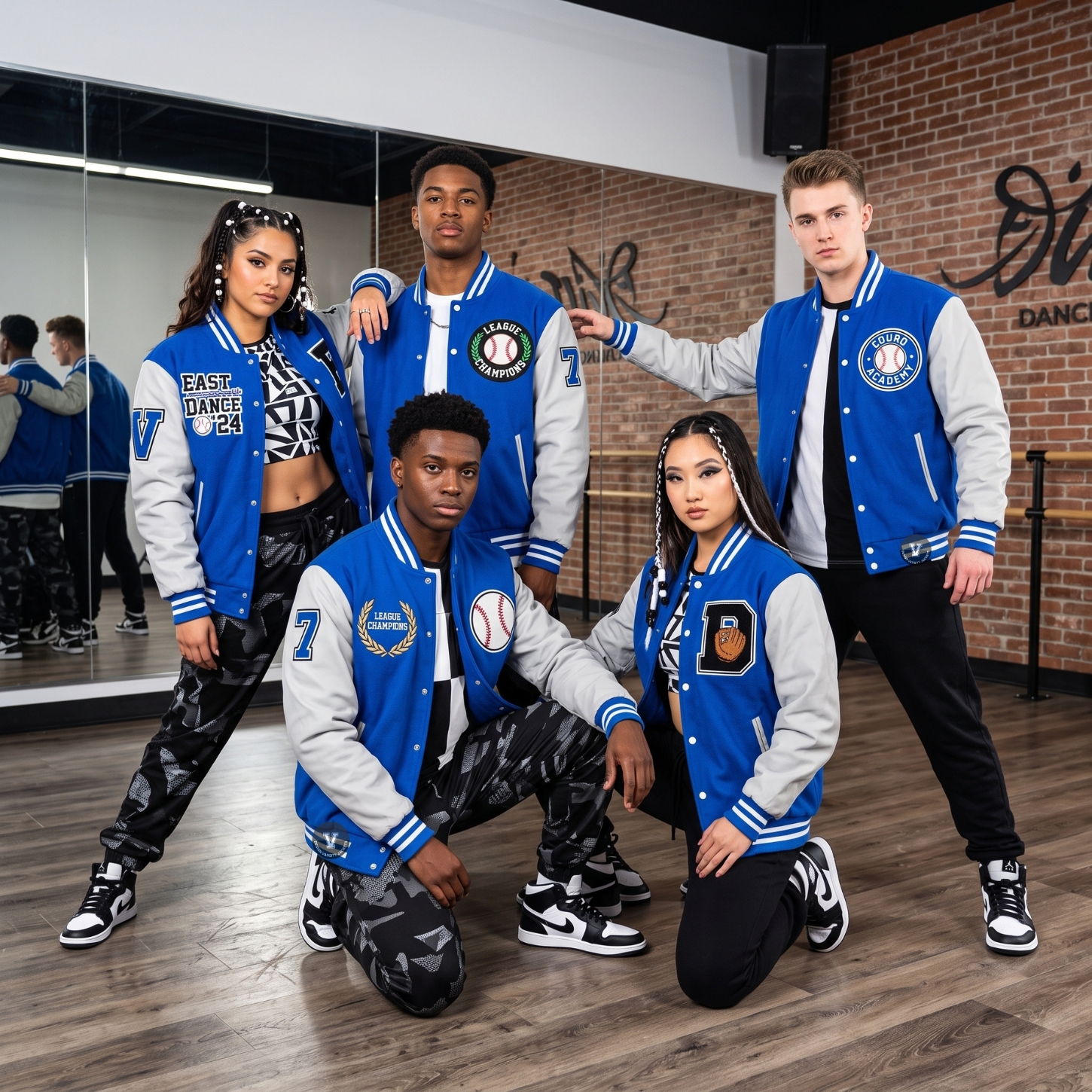 Dance Team Baseball Jackets Customized