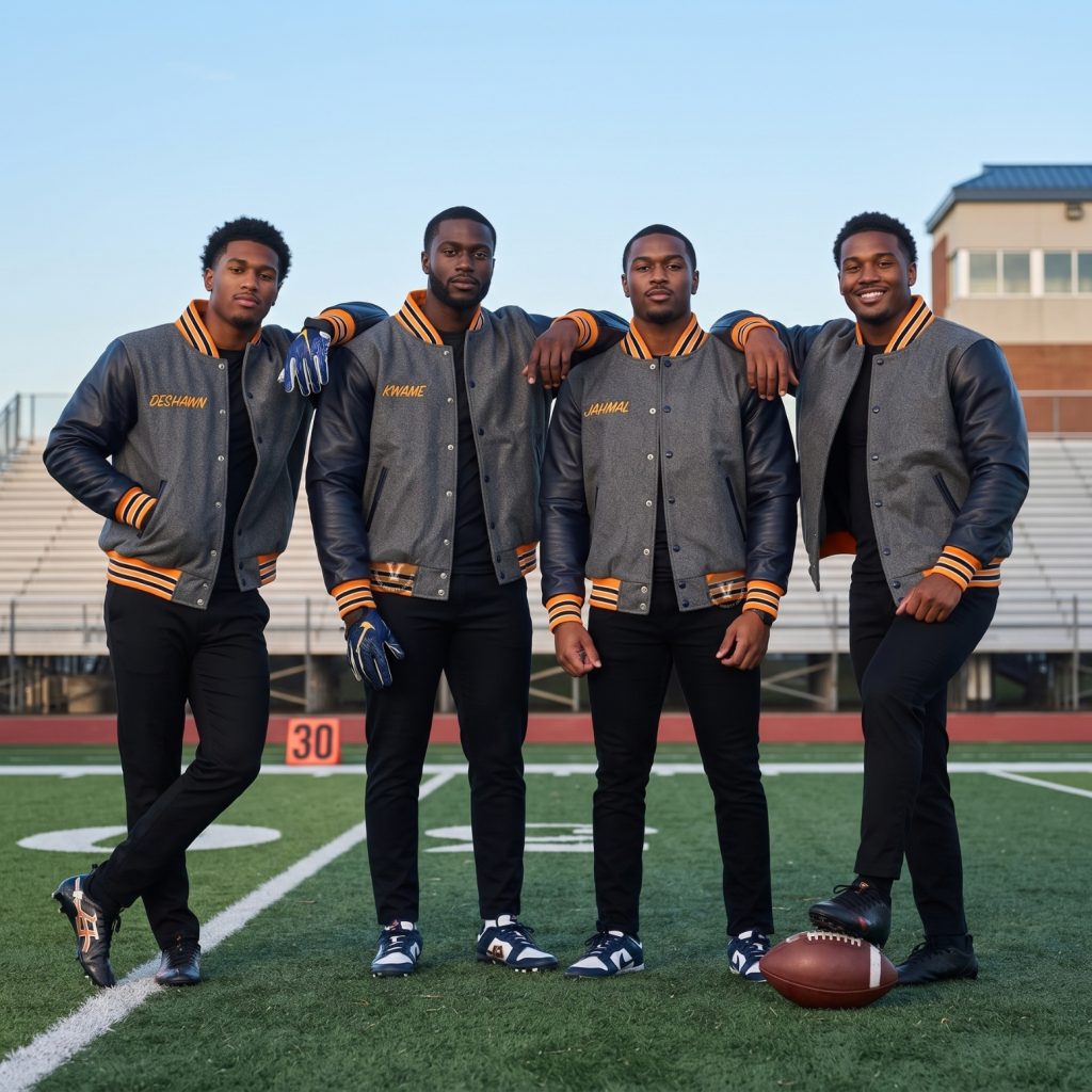 Football Team Jackets With Embroidery