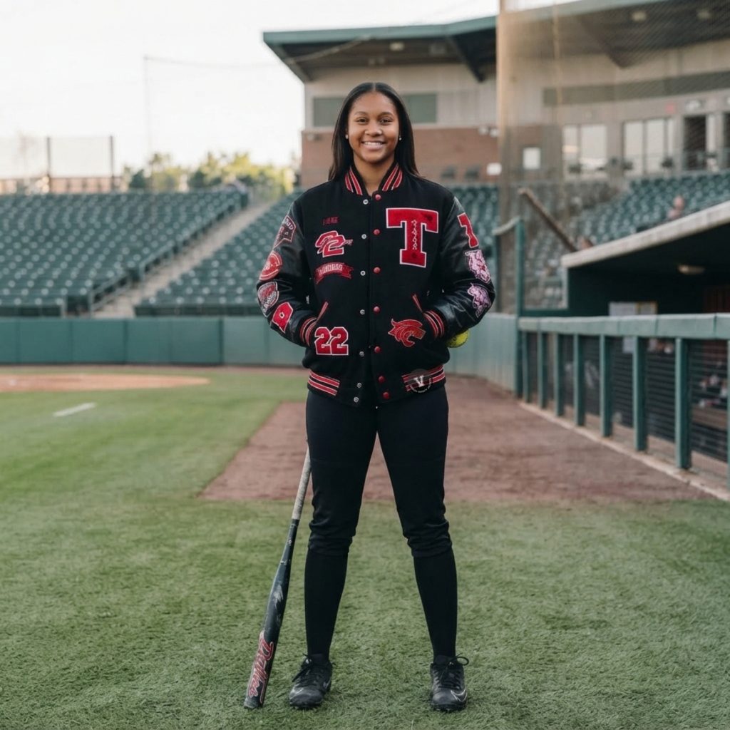 Red and Black Baseball Jackets for Women Red and Black Baseball Jackets for Women
