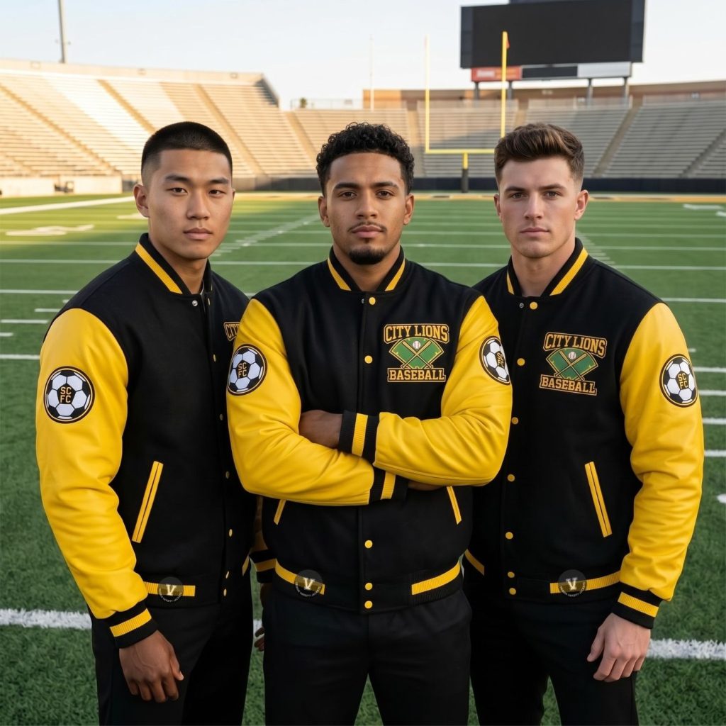 Soccer Baseball Jackets With Team Logo