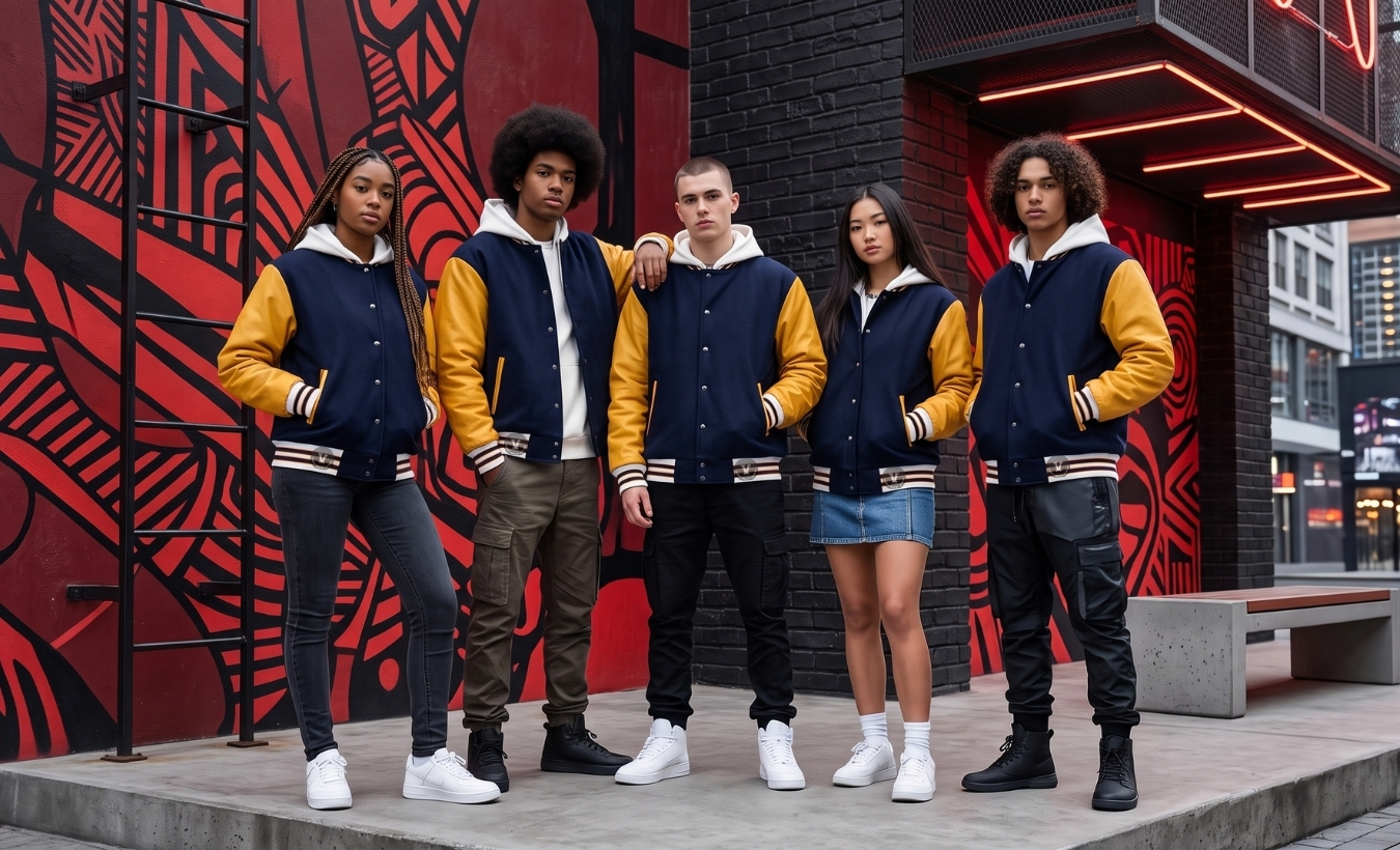 Streetwear Varsity Jackets for Teens