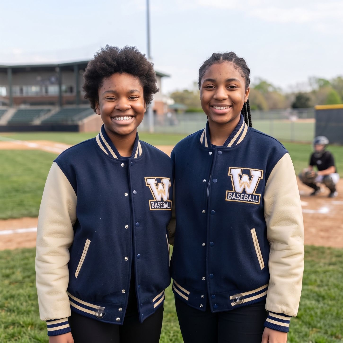 custom baseball jackets for women near me