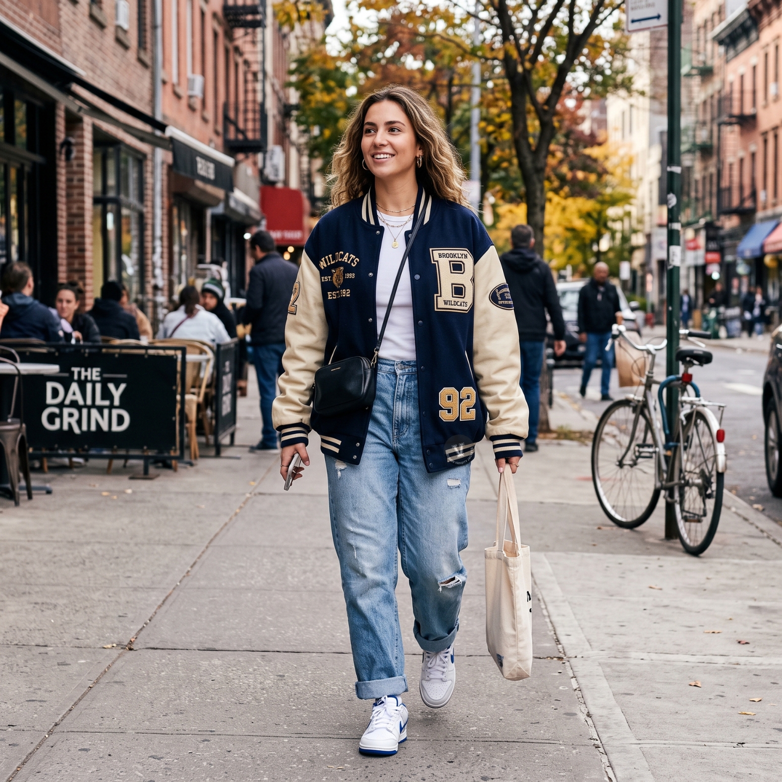 oversized baseball jackets for women fashion